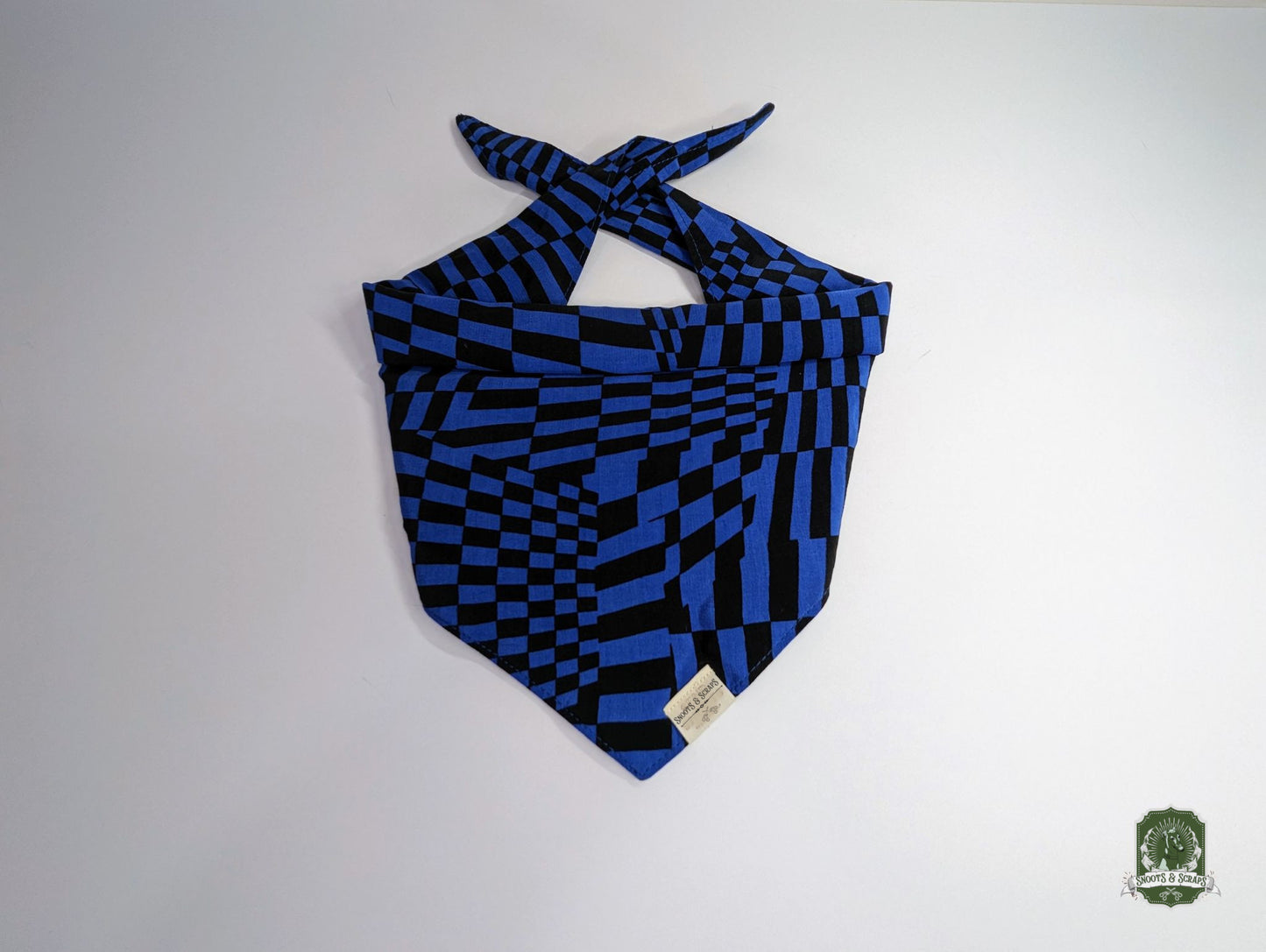 Deadstock black and blue bandana