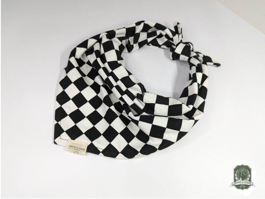Deadstock Tie On Bandana Checkered