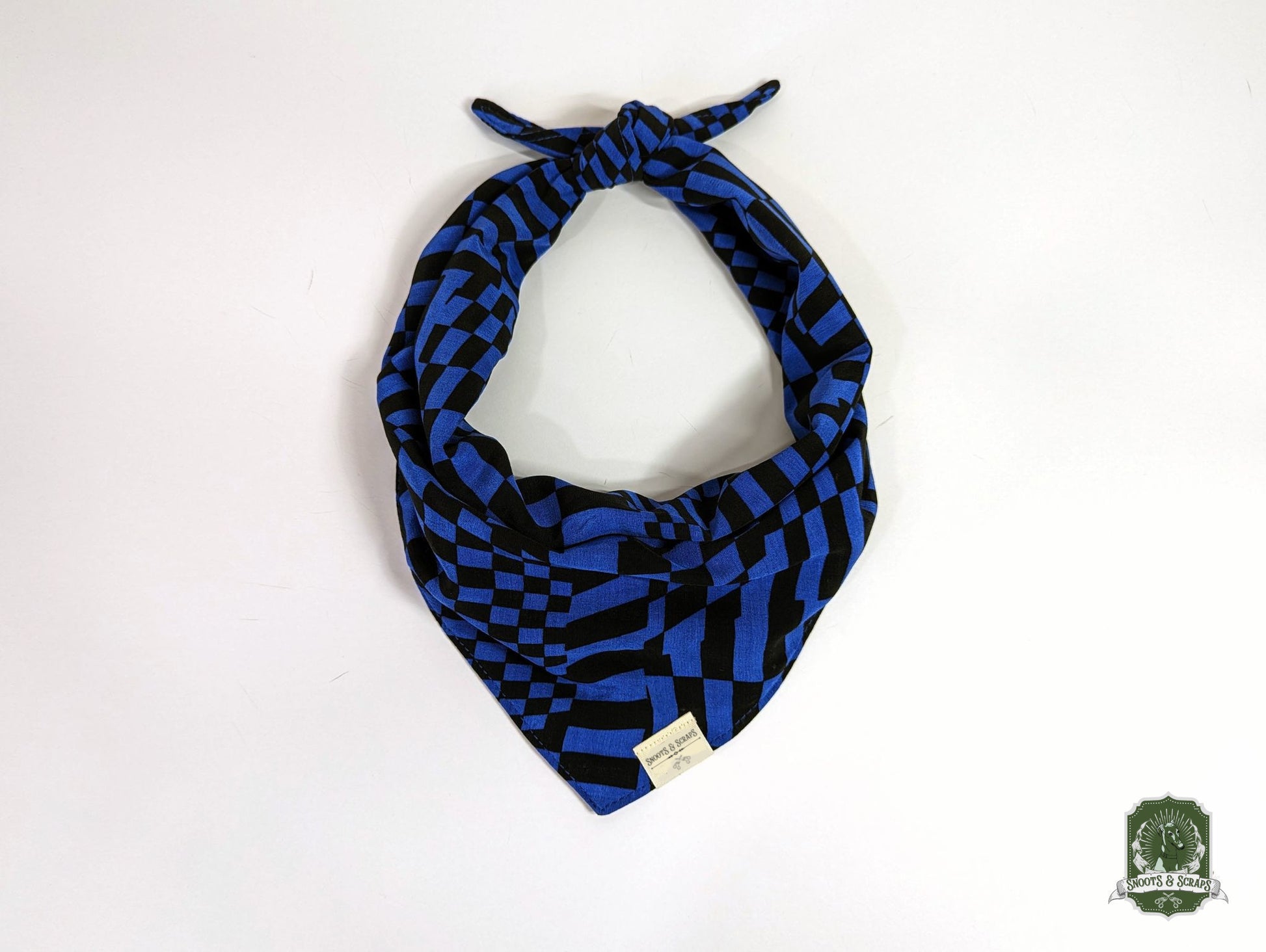Deadstock Wavy Blue Bandana