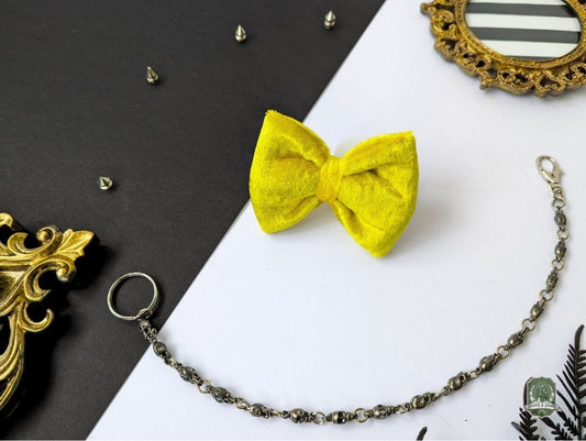 Golden Velvet | Pet Bow Tie