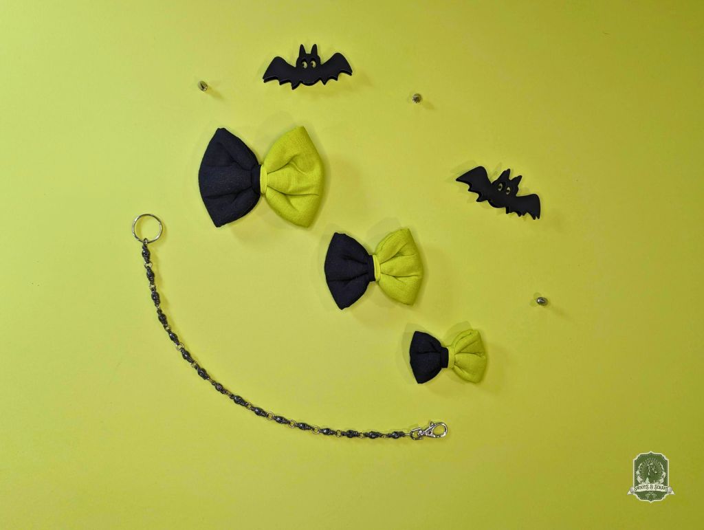 Lime Green & Black | Pet Bow Tie