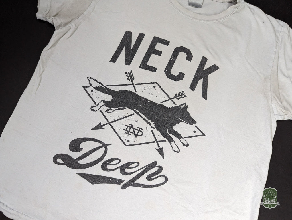 Pick your size | Neck Deep Dog Band Tee | Made To Order