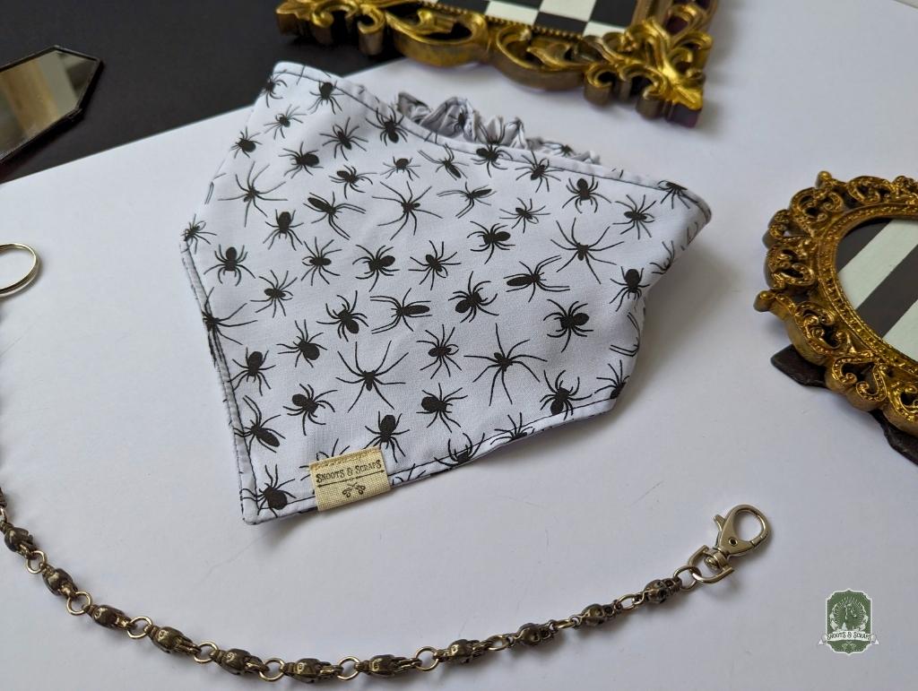 Spiders | Elastic Dog Bandana
