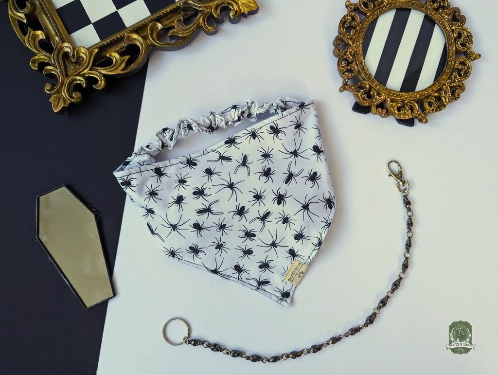 Spiders | Elastic Dog Bandana