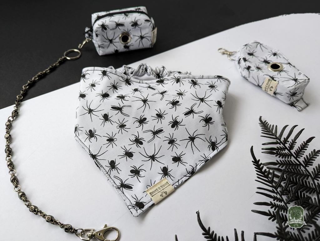 Spiders | Elastic Dog Bandana