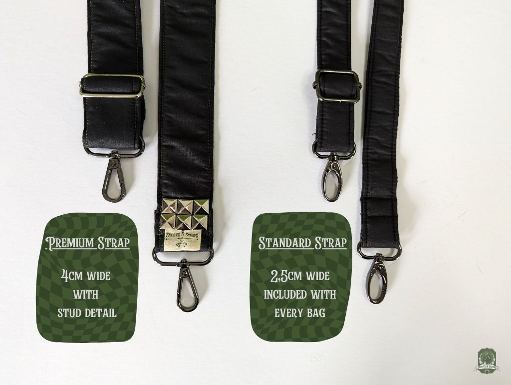Snoots On The Go | Upcycled Dog Walking Bag | Violet & Black Patchwork Stripes