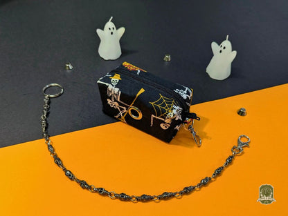 Deluxe | Poo Bag Holder | Pumpkin Skeletons