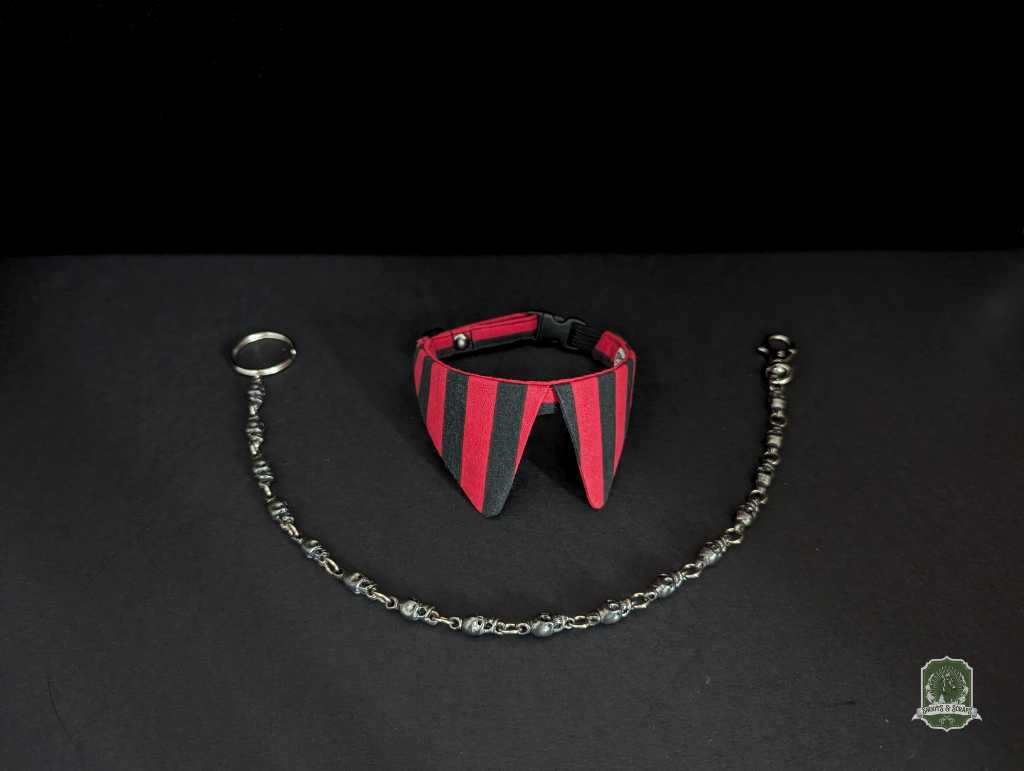 Red & Black Stripes | Cat Collar