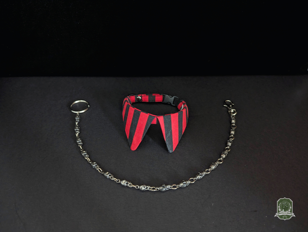 Red & Black Stripes | Cat Collar