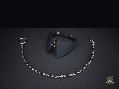 Black Planet Charm | Cat Collar with Charm