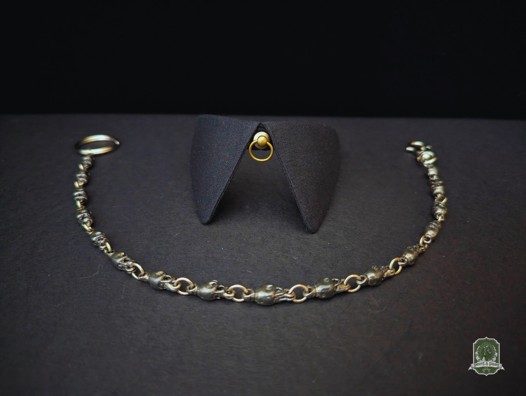 Pure Black with O-Ring Studs | Cat Collar