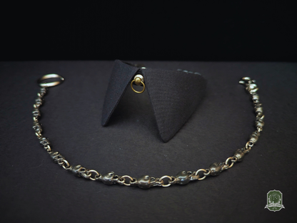 Pure Black with O-Ring Studs | Cat Collar
