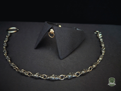 Pure Black with O-Ring Studs | Cat Collar