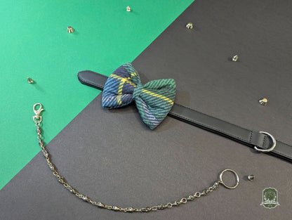 Green & Blue Plaid | Pet Bow Tie