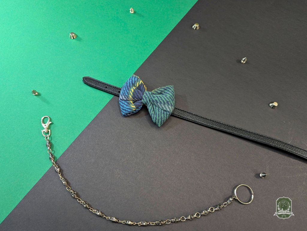 Green & Blue Plaid | Pet Bow Tie