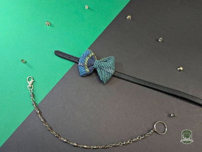 Green & Blue Plaid | Pet Bow Tie