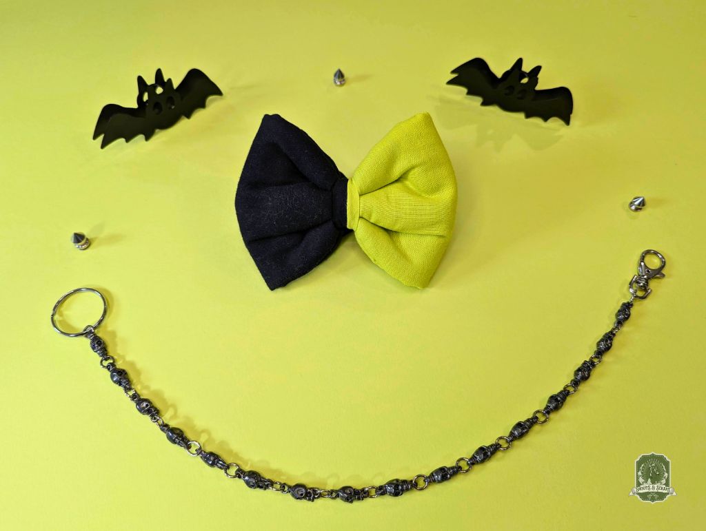 Lime Green & Black | Pet Bow Tie