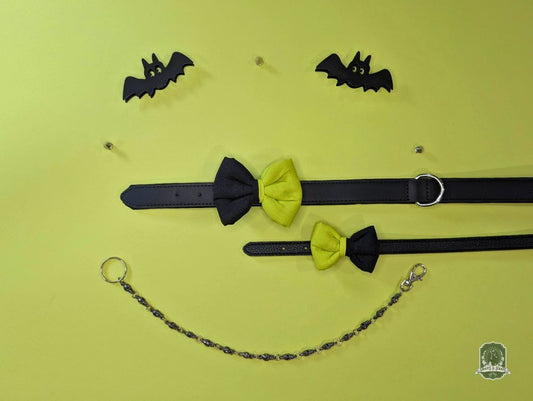 Lime Green & Black | Pet Bow Tie