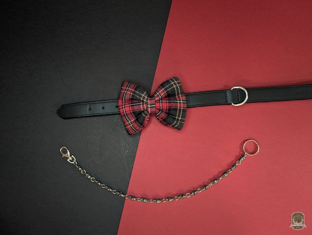 Red Cherry Tartan | Pet Bow Tie