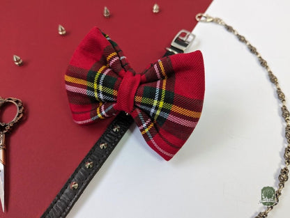 Red Tartan Check | Pet Bow Tie