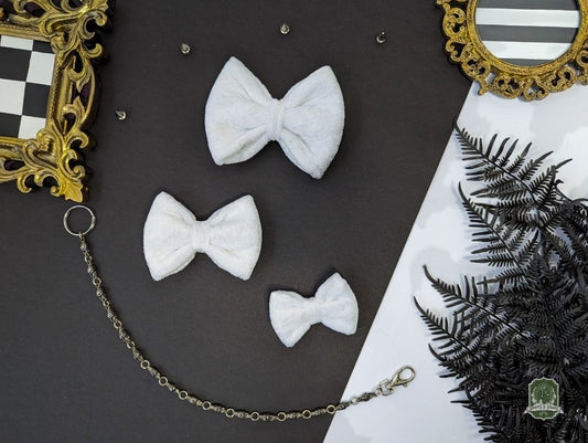 Snow White Velvet | Pet Bow Tie