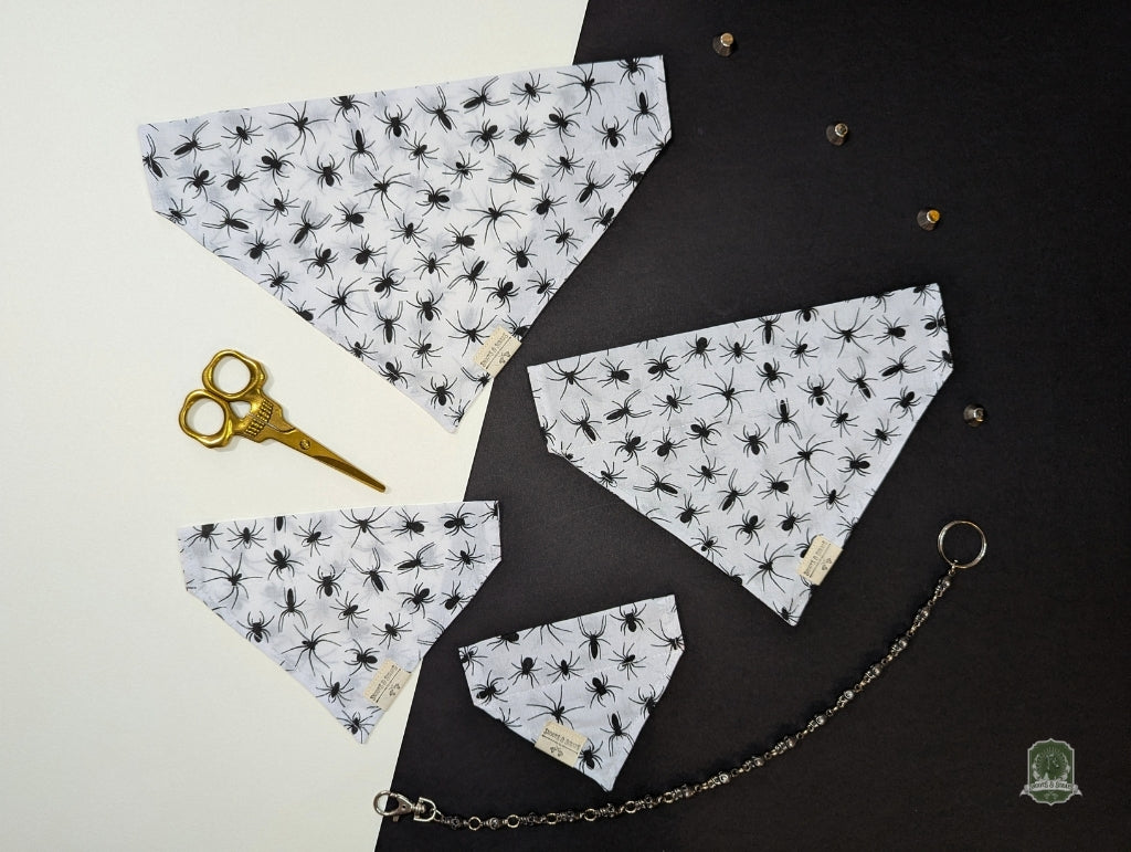 Spiders | Slide on Collar Bandana