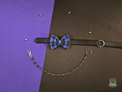 Violet Tartan | Pet Bow Tie