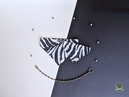 Zebra | Slide On Collar Bandana