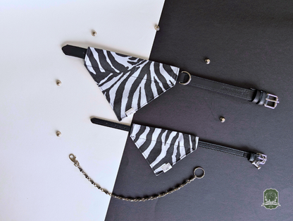 Zebra | Slide On Collar Bandana